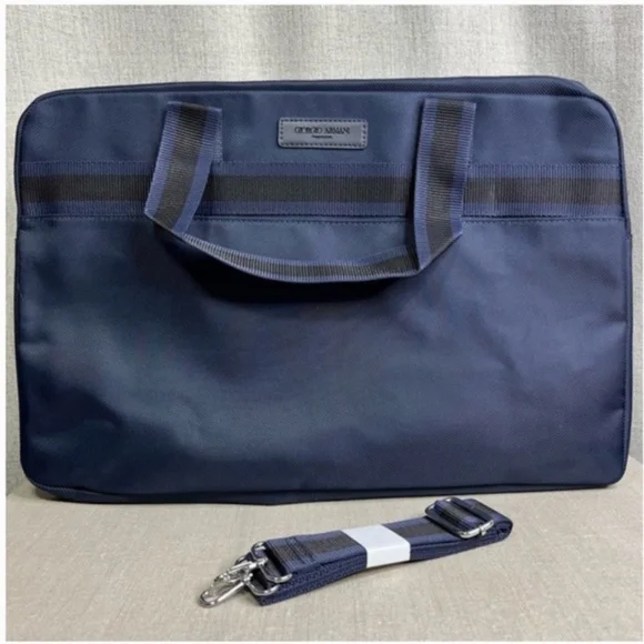 💙 GIORGIO ARMANI Frag. Messenger Bag - Picture 2 of 8